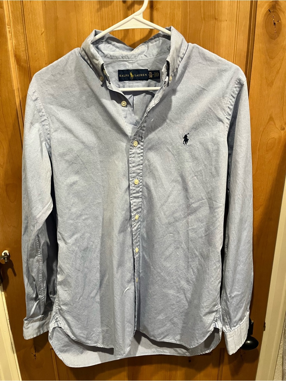Ralph Lauren Light Blue Button-Down Oxford Shirt